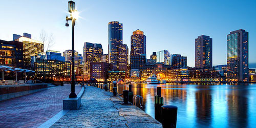 Boston MA Skyline - Cities of New England